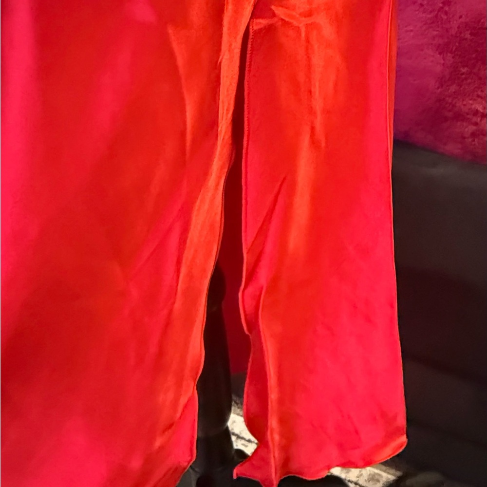 Express Vibrant Red Maxi Skirt - Picture 2 of 4